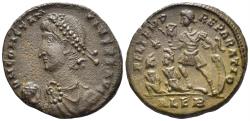 Ancient Coins - Constantius II. 337-361 AD. AE Centenionalis (4.81g, 21mm). Alexandria mint. Struck 348-50 AD. RIC 62