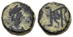 Ancient Coins - Marcian. 450-457 AD. AE Nummus (1.30g, 9mm). Constantinopolis mint.(?). RIC 542