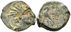 Ancient Coins - Seleukid Kingdom. Antiochos VIII Epiphanes (Grypos). 121/0-97/6 BC. AE mm (6.02g). Antioch mint. SC 2300ff