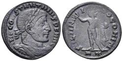 Ancient Coins - Constantine I 'the Great'. 307-337 AD. AE Follis (2.70g, 19mm). Rome mint. Struck 316/7 AD. RIC 51