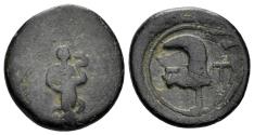 Ancient Coins - Pisidia, Etenna. 1st century AD. AE 18mm (3.45 gm). Hans von Aulock, Pisidien, 516-27