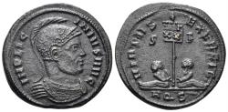 Ancient Coins - Licinius I. 308-324 AD. AE Follis (3.53g, 20mm). Aquileia mint. Struck 320 AD. RIC 51