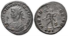 Ancient Coins - Probus. 276-282 AD. AE Antoninianus (3.23g, 23mm). Siscia mint. Struck 280 AD. RIC 816 var.