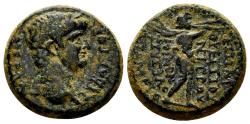 Ancient Coins - Phrygia, Apameia. Nero. 54-68 AD. M. Vettios Nigros. 54-59. AE 18mm (6.23 gm). RPC I 3137