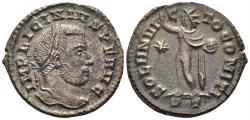 Ancient Coins - Licinius I. 308-324 AD. AE Follis (3.13g, 20.5mm). Ticinum mint. Struck 313/4 AD. RIC 9