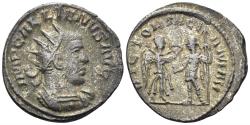 Ancient Coins - Gallienus. 253-268 AD. BI Antoninianus (3.14g, 21mm). Antioch mint. Struck 256/7 AD. RIC 452