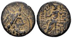 Ancient Coins - Seleukis and Pieria. Antioch. Roman Republic. 1st Century BC. AE 20mm (6.82 gm). Dated Year 10 (57/6 BC). RPC I 4206