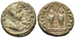 Ancient Coins - Pamphylia. Aspendos. Julia Soaemias. Augusta. 218-222 AD. AE 17.5mm (4.39g). RPC online VI, 6279 (temporary)