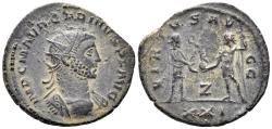 Ancient Coins - Carinus. 282-285 AD. AE Antoninianus (3.99g, 21mm). Antioch mint. Struck 282/3 AD. RIC 325