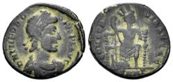 Ancient Coins - Theodosius I. 379-395 AD. AE3 (3.14 gm, 18.5mm). Nicomedia mint. Struck 379-383 AD. RIC 32b