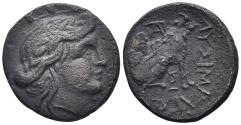 Ancient Coins - Thrace, Lysimacheia. Circa 309-220 BC. AE 19mm (4.80g). SNG Copenhagen 909-13