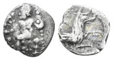 Ancient Coins - Lykaonia, Laranda. Circa 324-323 BC. AR Obol (0.50g, 10mm). Göktürk 82