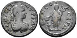 Ancient Coins - Pisidia, Cremna. Caracalla. 198-217 AD. AE 24mm (7.33g). SNG BN 1499