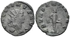 Ancient Coins - Gallienus. 253-268 AD. AE Silvered Antoninianus (2.82g, 19mm). Rome mint. Struck 265-7 AD. RIC 157