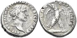 Ancient Coins - Seleucis and Pieria, Antioch. Trajan. 98-117 AD. AR Tetradrachm (12.22g, 26mm). Struck 110/1 AD. McAlee 437