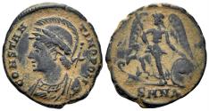 Ancient Coins - City Commemorative. 330-354 AD. AE Follis (2.25g, 18mm). Nicomedia mint. Struck 332/3 AD. RIC 196