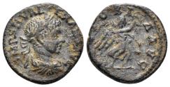 Ancient Coins - Severus Alexander. 222-235 AD. AE (once plated) ‘Denarius’ (2.89 gm, 18mm). ‘Eastern mint. Struck 222 AD’. RIC 215