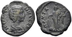 Ancient Coins - Thrace, Pautalia. Julia Domna, Augusta. 193-217 AD. AE Diassarion (6.86g. 23.5mm). Varbanov 4928