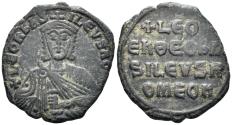 Ancient Coins - Leo VI the Wise. 886-912. AE Follis (6.52g, 26mm). Constantinople mint. SB 1729
