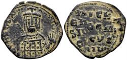 Ancient Coins - Constantine VII Porphyrogenitus. 913-959. AE Follis (6.35g, 26mm). Contemporary imitative issue Struck circa 945-50. SB 1761