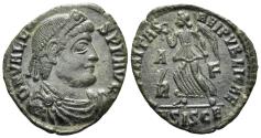 Ancient Coins - Valens. 364-378 AD. AE3 (1.99g, 18mm). Siscia mint. Struck 367-75 AD. RIC 15b