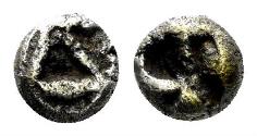Ancient Coins - Ionia, Uncertain. Circa 600-550 BC. El 1/48 Stater (Electrum, 0.27 gm, 4mm). Unpublished