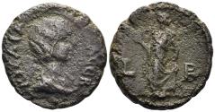 Ancient Coins - Egypt, Alexandria. Julia Maesa, Augusta. 218-224/5 AD. BI Tetradrachm (7.58g, 23mm). Dated RY 2 of Elagabalus (218/9 AD). RPC VI 10040 (temporary)