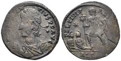 Ancient Coins - Constantius II. 337-361 AD. AE Centenionalis (3.16g, 21mm). Alexandria mint. Struck 348-50 AD. RIC 62