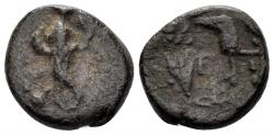 Ancient Coins - Pisidia, Etenna. 1st century AD. AE 15.5mm (3.79 gm). Hans von Aulock, Pisidien, 516-27