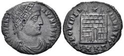 Ancient Coins - Constantine I ‘the Great’. 307-337 AD. AE Follis (3.26g, 19mm). Cyzicus mint. Struck 329/30 AD. RIC 59