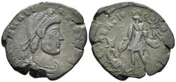 Ancient Coins - Magnus Maximus. 383-388 AD. AE2 (4.75g, 24mm). Arelate mint. Struck 383-8 AD. RIC 26a