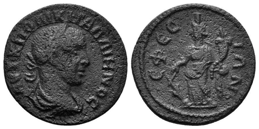 Ancient Coins - Ionia, Ephesus. Gallienus. 253-268 AD. AE 20mm (3.71 gm). Cf. SNG Copenhagen 526