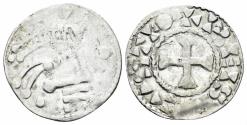 World Coins - France. Provincial. Blois (comté). Time of Thibaut III. Circa 1037-1089/90. AR Denier (1.23g, 21mm). Duplessy, Féodales 578