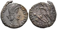 Ancient Coins - Constantius II. 324-361 AD. AE Centenionalis (6.68g, 21mm). Alexandria mint. Struck 351-4 AD. LRBC 2836