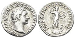 Ancient Coins - Domitian. 81-96 AD. AR Denarius (3.51g, 18.5mm). Rome mint. Struck 95 AD. RIC 771
