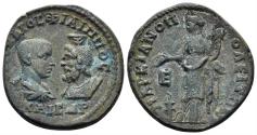 Ancient Coins - Moesia Inferior, Marcianopolis. Philip II, as Caesar. 244-247 AD. AE Pentassarion (9.57 gm, 25mm). Varbanov 2096