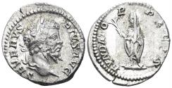Ancient Coins - Septimius Severus. 193-211 AD. AR Denarius (2.58g, 18mm). Rome mint. Struck 202-10 AD. RIC 265