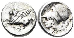 Ancient Coins - Akarnania, Anaktorion. Circa 320-280 BC. AR Stater (8.11g, 21.5mm). Calciati 67