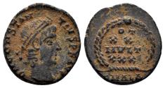 Ancient Coins - Constantius II. 337-361 AD. AE Nummus (1.95g, 14mm). Alexandria mint. Struck 347/8 AD. RIC 33