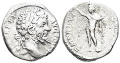 Ancient Coins - Septimius Severus, 193-211 AD. AR Denarius (3.00g, 17mm), Rome mint. Struck 198 AD. RIC 117