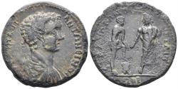 Ancient Coins - Mysia, Attaea. Caracalla, 198-217 AD. (10.38g, 27mm). Struck under the strategos Andronos. SNG BN 154