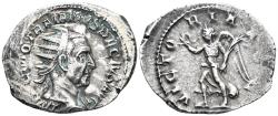 Ancient Coins - Trajan Decius. 249-251 AD. AR Antoninianus (4.23g, 24mm). Rome mint. Struck 250/1 AD. RIC 29c