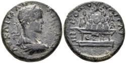 Ancient Coins - Cappadocia, Caesarea. Elagabalus. 218-222 AD. AE 26mm (13.88g). cf. Sydenham, Caesarea 512 (same)