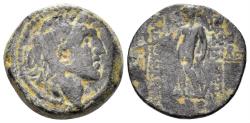 Ancient Coins - Seleukid Kingdom. Alexander I Balas. 152-145 BC. AE 19mm (5.97g). Antioch mint. Struck 150-146 BC. SC 1805