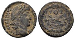 Ancient Coins - Constantius II. 337-361 AD. AE Nummus (1.78g, 16mm). Antioch mint. Struck 347/8 AD. RIC 113