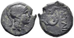 Ancient Coins - Pergamene Kingdom. Philetairos. Circa 200-133 BC. AE 16mm (4.50g). SNG BN 1667
