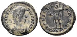 Ancient Coins - Constantius II. 337-361 AD. AE3 (1.94g, 17mm). Constantinople mint. Struck 355-361 AD. RIC 149