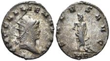 Ancient Coins - Gallienus. 253-268 AD. AE Silvered Antoninianus (3.89g, 21mm). Mediolanum mint. Struck circa 266 AD. MIR 1333d