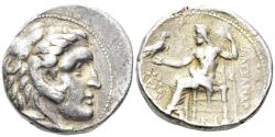 Ancient Coins - Macedonian Kingdom. Alexander III 'the Great'. 336-323 BC. AR Tetradrachm (17.00g, 27mm). Kilikian mint. Struck 320-300 BC. Müller 402