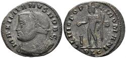 Ancient Coins - Galerius, as Caesar. 293-305 AD. AE Follis (9.84g, 28mm). Lugdunum mint. Struck 301-3 AD. RIC 166b